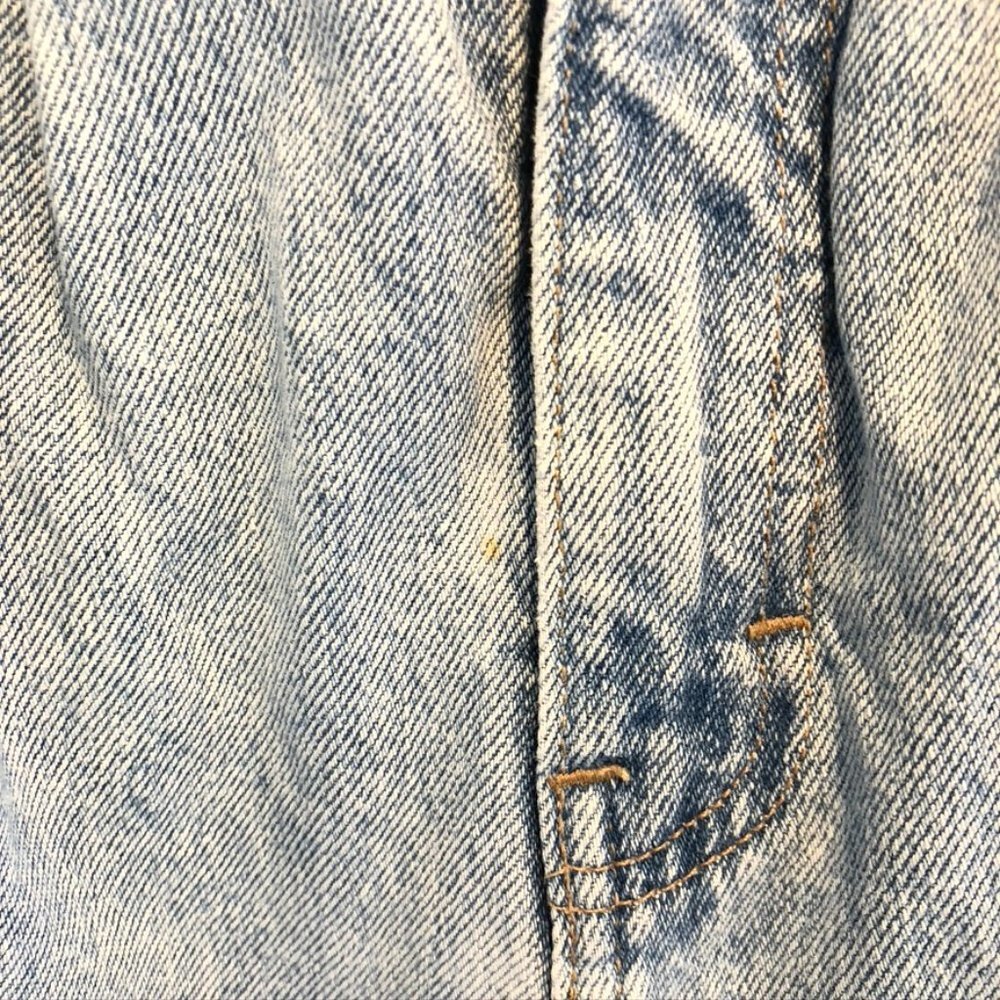 Vintage High Rise Tapered Pleat Front Mom Jeans - Picture 9 of 10